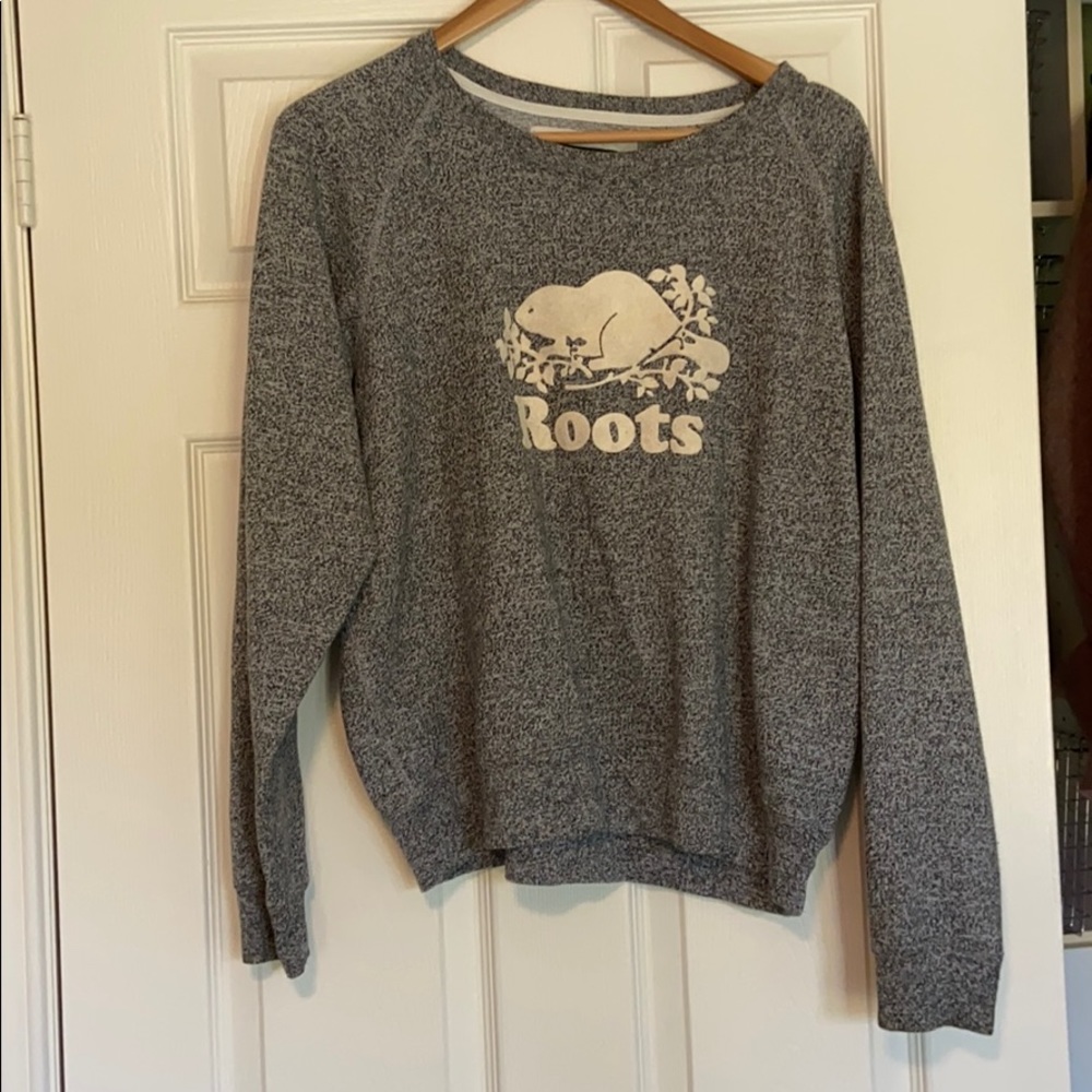 Roots crew neck sweatshirt